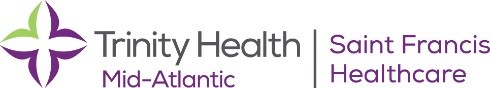 Trinity Health Mid-Atlantic Saint Francis Hospital Sponsor Logo